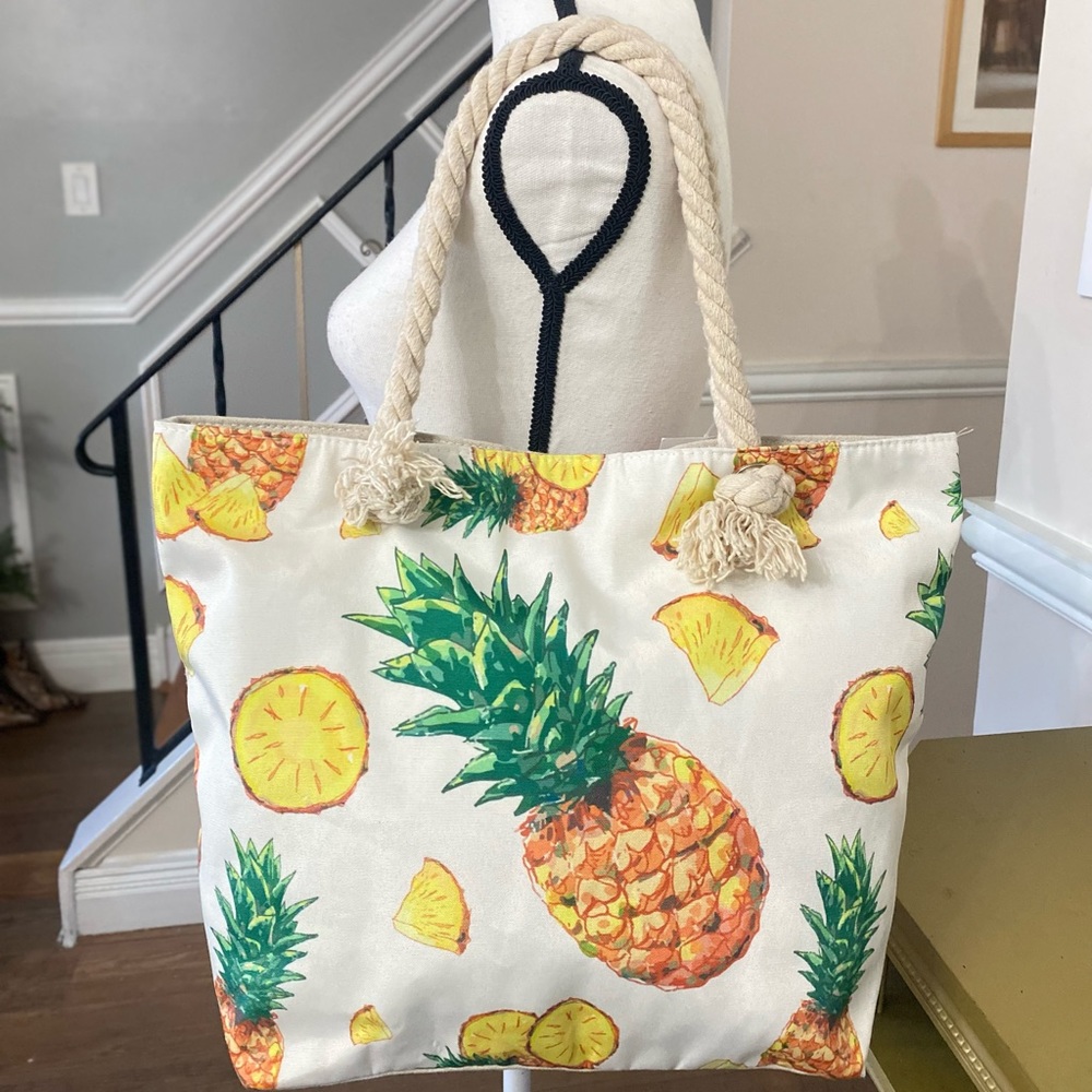 Alfa Bags Hello Summer Pineapple Beach Bag